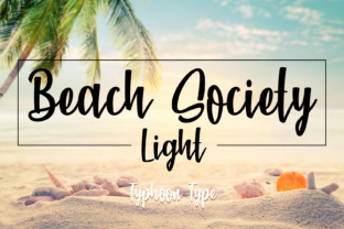 Beach Society Light: A Versatile Script Font for Web Design