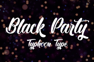 Black Party: The Perfect Script Font for Your Craft Projects