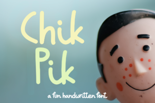 Chik Pik: A Fresh Calligraphy Font for Creative Campaigns