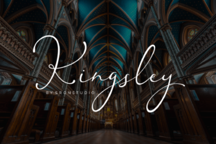 Discover Kingsley: A Modern Script Font for Elegant Branding