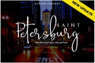 Discover the Elegance of Saint Petersburg Duo Font