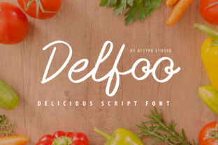 Elevate Your Craft with Delfoo: A Stylish Handwritten Font