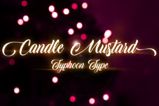 Enhance Your Brand with Candle Mustard Font