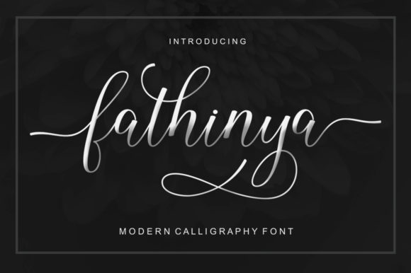 Fathinya: A Feminine and Glamorous Script Handwritten Font
