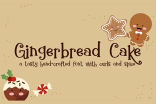 Gingerbread Cake: A Hand-Crafted Font for Makers