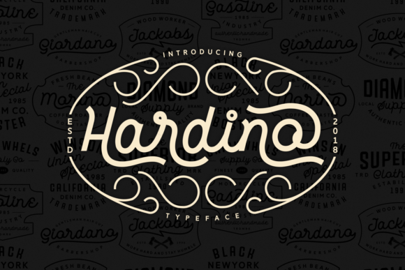 Hardino: The Perfect Script Font for Handmade Creations