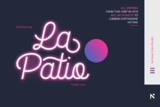 La Patio: A Versatile Script Font for Editorial Design