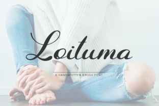 Loituma: A Handcrafted Calligraphy Font for Makers