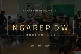 Ngarep DW: A Smooth and Stylish Sans Serif Font