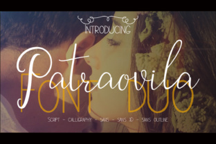 Patraovila Duo: A Modern Handwritten Font for Web Design