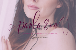Paula Eva Script: A Modern Calligraphy Typeface for Web Design