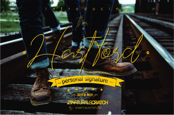 The Hartford: A Signature Style Font for Web Design
