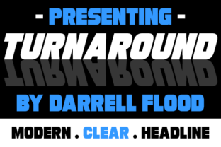 Turnaround: Elevate Your Brand with a Bold, Modern Font