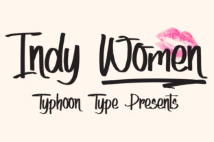 Unleash Creativity with Indy Women: A Handwritten Hipster Font