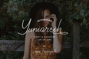 Yuniarsih Script: A Stylish Calligraphy Font for Editorial Design